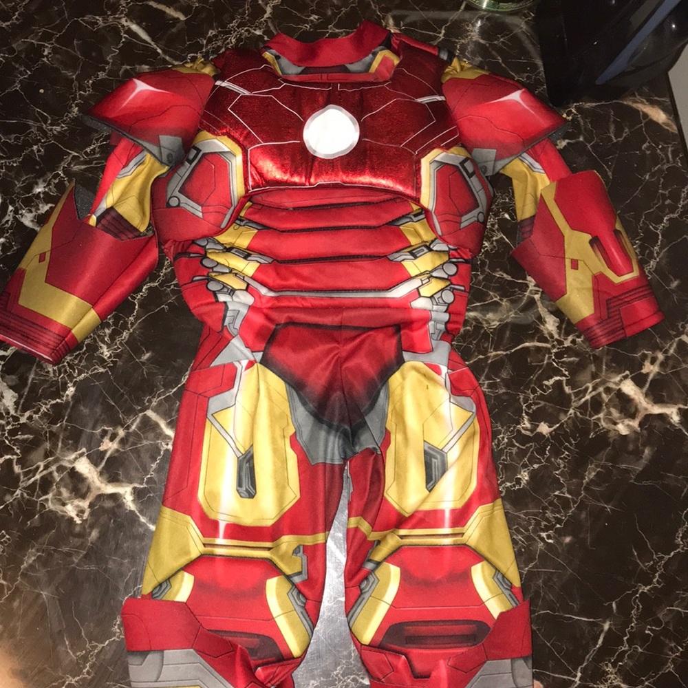 Iron man costume toddler boy size 2t